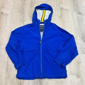 Men's Pacific Trail Windbreaker zip hooded Jacket outerwear electric blue S